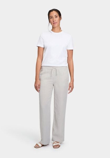 FUTURE:PEOPLE. 18:01 WIDE FIT - Damen Hose aus einem zertifizierten TENCEL-LEINEN MIX für heiße Sommertage (31803 0 3003) von FUTURE:PEOPLE.