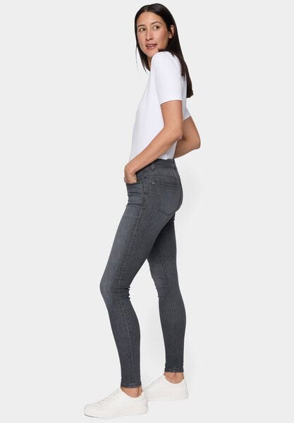 FUTURE:PEOPLE. 08:00 SKINNY FIT - MID WAIST- Damen Jeans aus weichem Stretch-Denim aus Bio-Baumwoll-Mix (30800 0 1008) von FUTURE:PEOPLE.