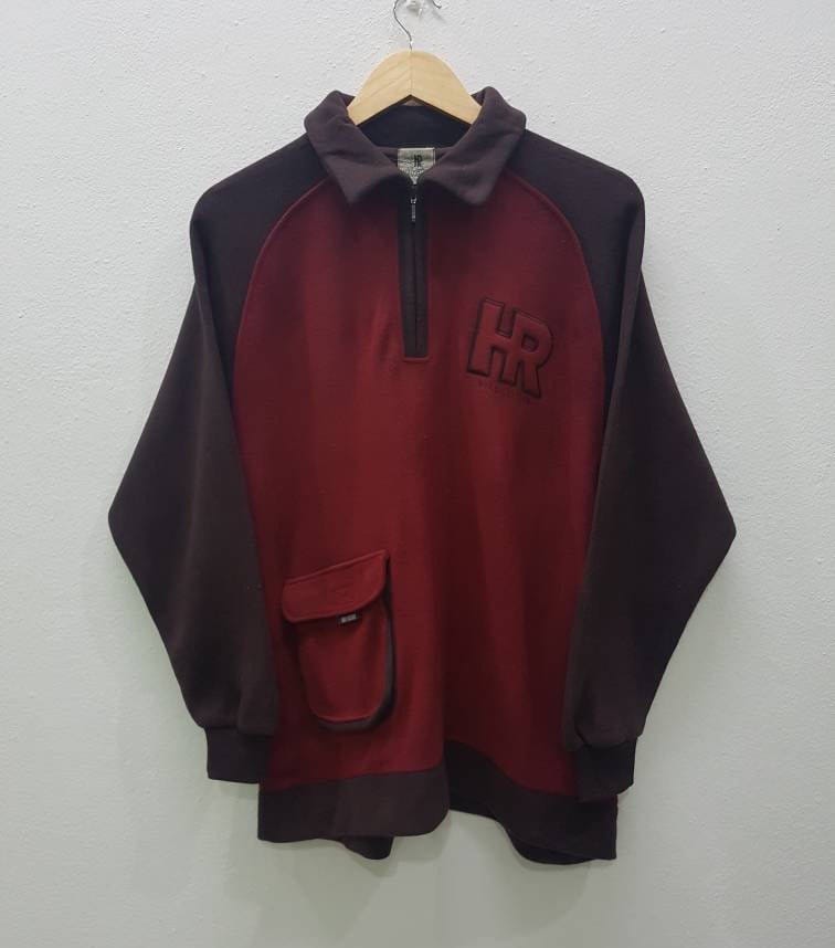 Seltene Hiro Section Sweatshirts Half Zipper Spell Out Logo Nice Design Medium Size von FUTURE81