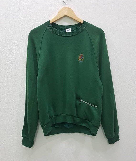 Vintage Asics Sweatshirts Pullover Crewneck Schönes Design Medium Size Unisex von FUTURE81