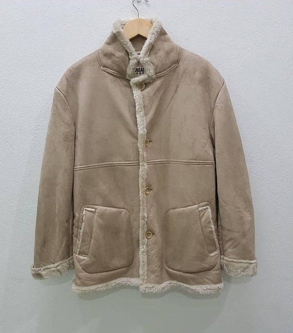 Vintage Kansai Jeans Samt Style Button Down Jacke Japan Top Mode Designer von FUTURE81