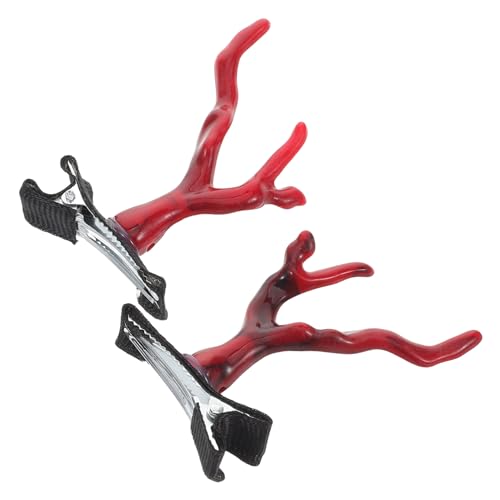 FUTUREORYY 2stücke Drachenhorn-haarspangen Asiatischer Haar-schmuck Dekorative Haarspangen Für Frauen Und Mädchen Aus Harz Und Metall Stilvolle Frisuren-accessoires von FUTUREORYY