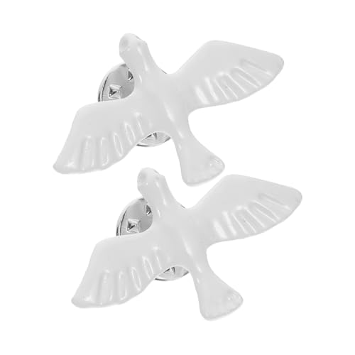 FUTUREORYY 2stücke Miniaturisierte Taube Brosche Elegante Anstecknadel Für Damen Und Herren Symbol Für Harmonie Und Liebe Religiöses Accessoire Für Kommunion Und Besondere Anlässe FUTUREORYY 2stücke Miniaturisierte Taube Brosche Elegante Anstecknadel Für Damen Und Herren Symbol Für Harmonie Und Liebe Religiöses Accessoire Für Kommunion Und Besondere Anlässe von FUTUREORYY