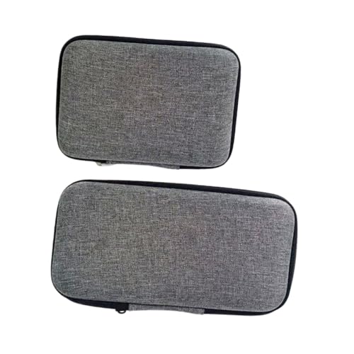 FUTUREORYY 2 Stück Teiliges Mikrofon Aufbewahrungsset Tragbare Kabeltasche mit Fächern Digitales Organizer Etui für Kopfhörer Adapter und Powerbank Kompakte Aufbewahrungstasche für von FUTUREORYY