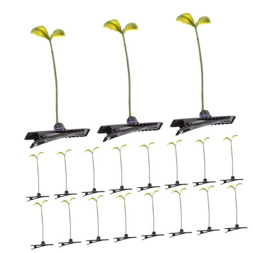 FUTUREORYY 20 Stück Teiliges Kreative Bohnenkeim haarspangen für Mädchen Niedliche Haarklammern mit Einzigartigem Keimmuster Vielseitig für Party Alltag Eleganter Haarschmuck von FUTUREORYY