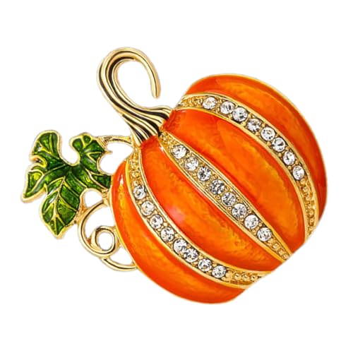 FUTUREORYY Halloween Brosche mit Strasssteinen Retro Kürbis Anstecknadel Glitzerndes Accessoire für Pullover Jacken und Partyoutfits Dekorativer Schmuck für Damen und Herren FUTUREORYY Halloween Brosche mit Strasssteinen Retro Kürbis Anstecknadel Glitzerndes Accessoire für Pullover Jacken und Partyoutfits Dekorativer Schmuck für Damen und Herren von FUTUREORYY