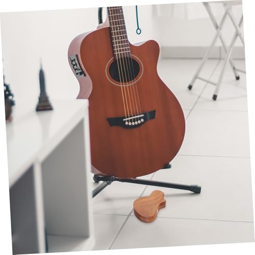 FUTUREORYY Holz Gitarren Plektrum Etui Kompakt Glatt Poliert Pick Halter Aufbewahrungsbox für Bass Ukulele Geeignet Praktischer Pick Organizer ohne Plektren für Unterwegs und von FUTUREORYY