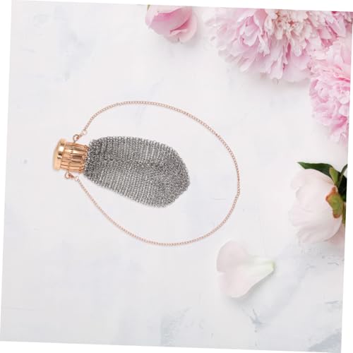 FUTUREORYY Retro Metal Mesh Münzgeldbörse mit Drehverschluss Mini Portemonnaie für Damen Tragbarer Vintage Münzorganizer aus Sicherer Verschluss für Kleingeld und Kleine Gegenstände von FUTUREORYY