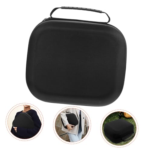 FUTUREORYY VR Brillen Aufbewahrungsetui Eva Hartschalenetui mit Reißverschluss Stoßfestes VR Headset Case Organizer mit Raum für Controller und Zubehör Schwarz von FUTUREORYY