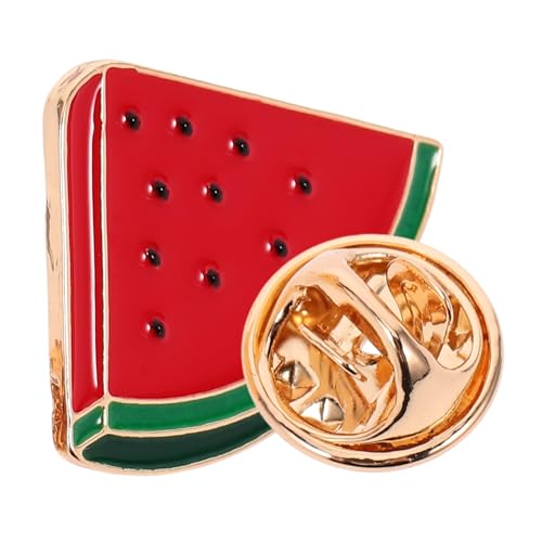 FUTUREORYY Wassermelonen Broschen Anstecknadel Modisch Lustiger Frucht Anstecker für Kleidung und Schals Sicher zu Befestigen Vielseitig Kombinierbar für Partys Kleider Pullover Formelle und von FUTUREORYY