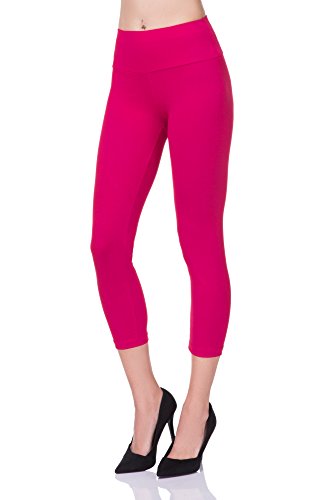 FUTURO FASHION® - Leggings mit 3/4-Länge - hoher Bund für einen sicheren Sitz - LWP34 - Pink - 40 von FUTURO FASHION