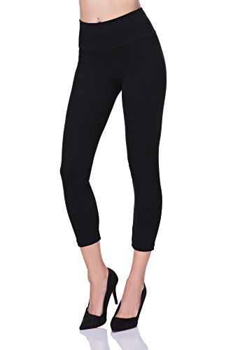 FUTURO FASHION® - Leggings mit 3/4-Länge - hoher Bund für einen sicheren Sitz - LWP34 - Schwarz - 48 von FUTURO FASHION