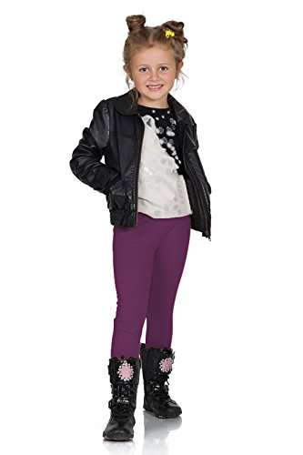 FUTURO FASHION Baumwolle Kinder Leggings für Mädchen Jungen Sportleggins Blickdicht Elastisch Leggings Kinder Turnhose Leggings Mädchen Lang Blickdicht, Größe 92-158 von FUTURO FASHION