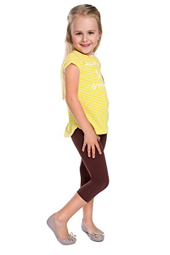 FUTURO FASHION Mädchen Leggings Braun braun 7-8 Jahre von FUTURO FASHION