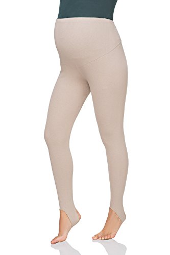 FUTURO FASHION - Schwangerschaftsleggings für den Winter - mit Steg - bequem & stützend - weich mit Fleecefutter - PREG-LS - Beige - 36 von FUTURO FASHION