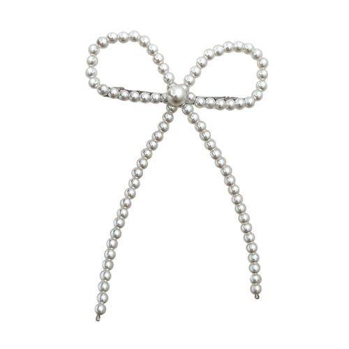 Elegante Haarspange mit Perlenschleife, französische Haarschleife, Kopfschmuck, Haarschmuck für Damen von FUUGlan