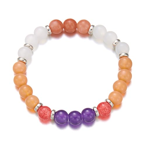 FUUGlan Modische Perlen mit Natursteinen für Frauen, die handgefertigten Schmuck und vielseitiges Styling schätzen von FUUGlan