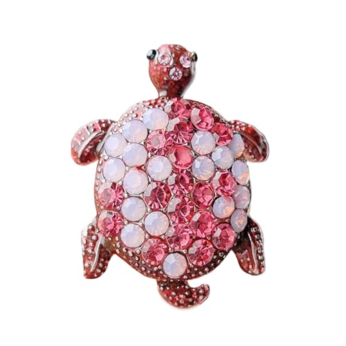 Klare Muschel-Schildkrötennadel, Legierung, trendiges Accessoire für Kleidung, Taschen, lustige Geschenkideen für Freunde, Familie, Cartoon-Schildkröten-Brosche, Einheitsgröße, Wie beschrieben von FUUGlan