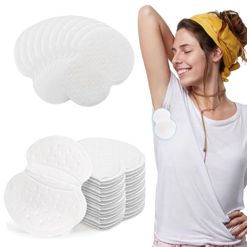 Achsel-Schweißpads, 110 Stück, selbstklebende Einweg-Unterarm-Schweißpads, Schweißpads unter den Armen für Frauen und Männer, um trockene Kleidung unter den Armen sauber zu halten, bekämpft von FUVBNQGT