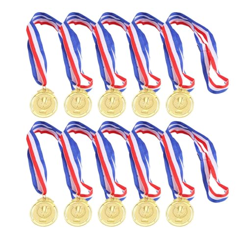 FUWIND Auszeichnungsmedaillen Aus Metall mit Halsband im Gold-Silber-Bronze-Stil für Sportakademiker oder Jeden Wettbewerb von FUWIND