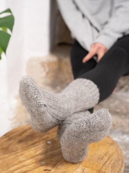 FUXBAU Alpaka Schafwollsocken von FUXBAU