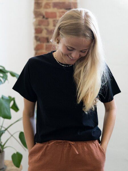 FUXBAU Frauen Basic T-Shirt von FUXBAU