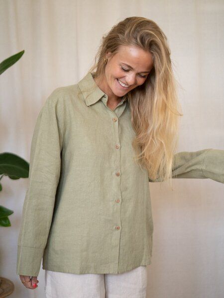 FUXBAU Frauen Leinenbluse von FUXBAU