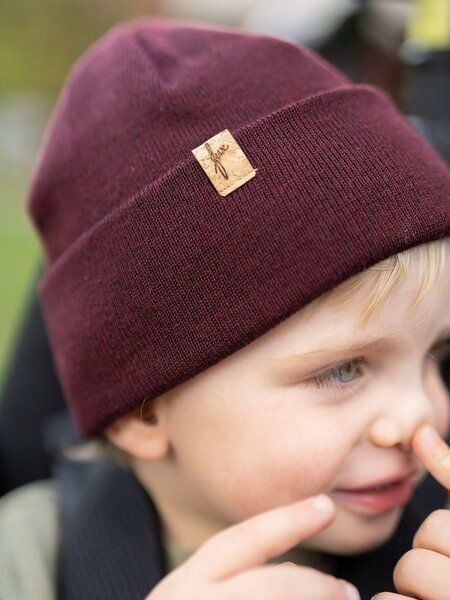 FUXBAU Kinder Merino Kork Beanie von FUXBAU