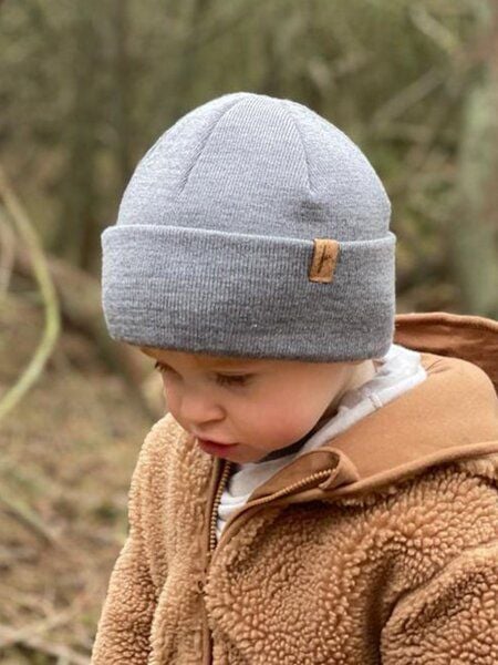 FUXBAU Kinder Merino Kork Beanie von FUXBAU