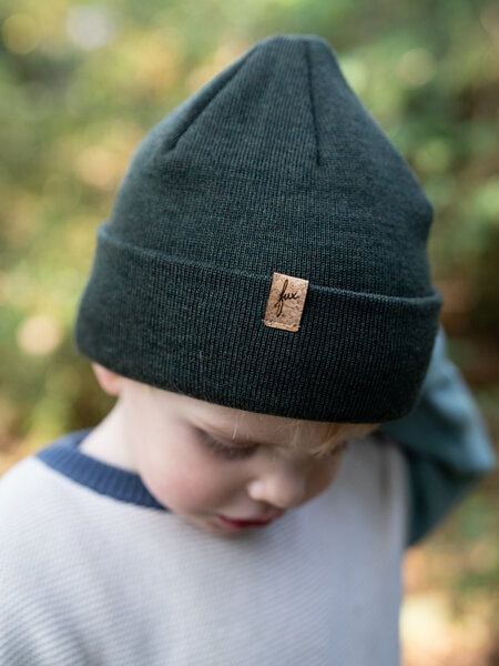 FUXBAU Kinder Merino Kork Beanie von FUXBAU