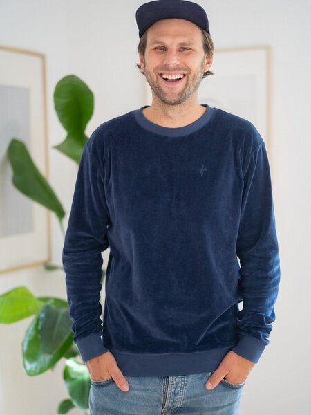 FUXBAU Männer Samt Sweater von FUXBAU