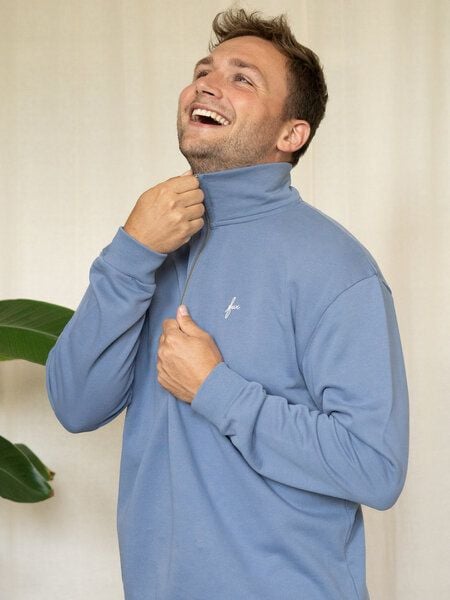 FUXBAU Männer fux Half Zip Sweater von FUXBAU