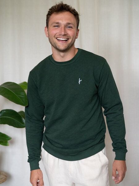 FUXBAU Männer fux Sweater meliert von FUXBAU