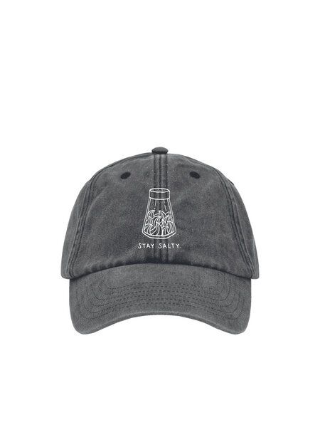FUXBAU Stay Salty Dad Cap - salzschwarz von FUXBAU
