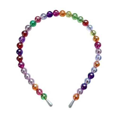 FUXIU Perlen-Stirnbänder, elegante Frisur, schöne Prinzessinnen, Kopfschmuck, Perlen, Haarreif für besondere Anlässe von FUXIU