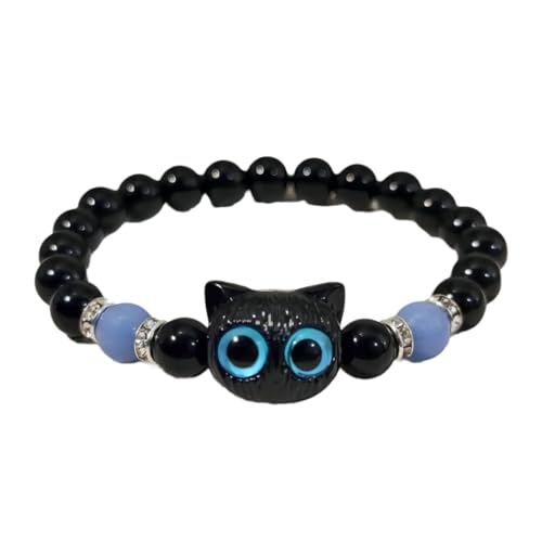 FUXIU Süßes Perlenarmband, leuchtende Armbänder, Kunstharz, Handkette, Handwerkskunst, bequeme Passform, Schmuck, Geschenk für Frauen von FUXIU