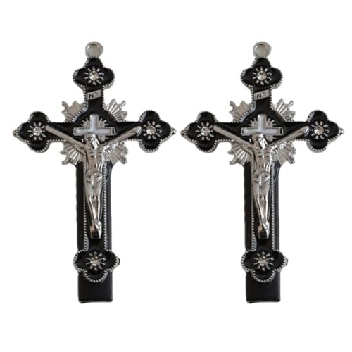 FUXIU Y2K Haarspange für Teenager, Mädchen, Gothic-Stil, Haarnadel, Entenschnabel-Clip, Metallic-Haarspangen für Damen, seitlicher Pony FUXIU Y2K Haarspange für Teenager, Mädchen, Gothic-Stil, Haarnadel, Entenschnabel-Clip, Metallic-Haarspangen für Damen, seitlicher Pony von FUXIU