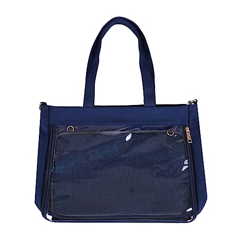 Klare Damen Umhängetasche Geldbörse Mädchen Schule Umhängetasche Damen Schultertasche Niedliche Ita Tasche JK Handtasche Anime Schulranzen von FUXIU