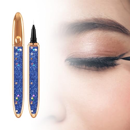 2023 New Self-adhesive Eyeliner Eyelash Glue Pencil, 2 in 1 Selbstklebender Eyeliner-Stift, Wasserfest Wimpernkleber-Stift, Kein Magnetischer Eyeliner-Pen (NO.5) von FUXNGZI