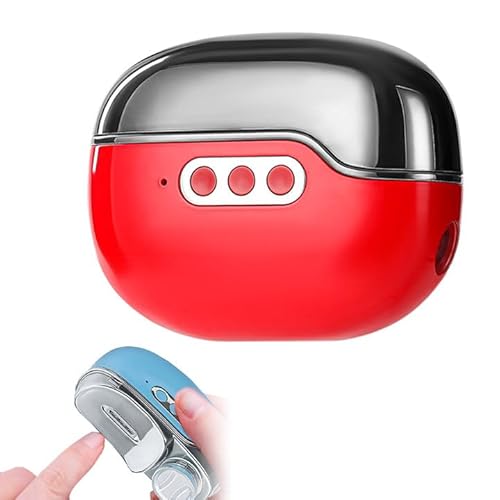 Elektrische Nagelfeile, 3 in 1 Nagelknipser Automatisch Schneidend, 3 Geschwindigkeiten Nagelschneider mit LED Licht für Babys, Kinder, Erwachsene Und Senioren (Rot) von FUXNGZI