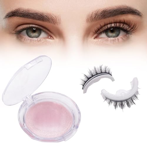 Wiederverwendbare selbstklebende Wimpern,Magnetische Wimpern Natürlicher Look,Künstliche Wimpern Extensions Magnetisch,die Weder Kleber noch Eyeliner Benötigen(#05) von FUXNGZI