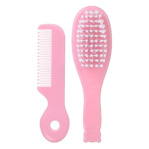 Infant Hair Brush Portable Compact Hair Brushes Caps Hair Comb Kids Bath Soothing Brush For Child Sensitive Skin Baby Hair Comb Set For Baby Hair Comb And Brush Set Baby Hair Comb And Brush Set Baby von FUZYXIH