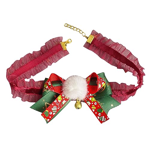 Weihnachts-Haarspange, Hut, hübsch, handgefertigt, Lolitas, Haar-Accessoire mit festlicher Kappe, Muti-Stirnband, Haarschmuck, Lolitas Haarspange von FUZYXIH