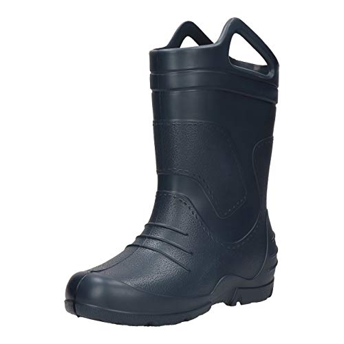 FUZZIO Kinder Kala Griff superleicht Regenschuhe Gummistiefel (Dunkelblau, 20/21 EU) von FUZZIO