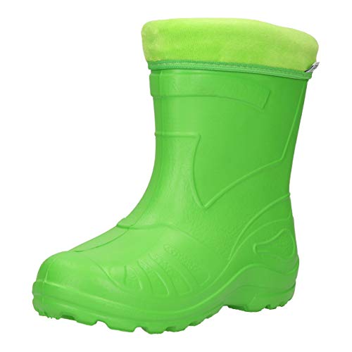 FUZZIO Kinder SeSe Gummistiefel Regenstiefel leichte gefüttert Grün 27 EU von FUZZIO