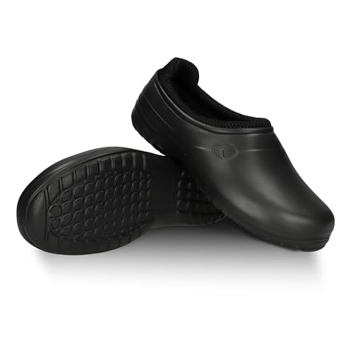 FUZZIO Leichte Clogs Damen, Komfortable Clogs Herren, Gartenschuhe Herren - Gartenclogs Gefüttert, Gartenschuhe Damen Gefüttert, Gummischuhe Geschlossen FUZZIO Leichte Clogs Damen, Komfortable Clogs Herren, Gartenschuhe Herren - Gartenclogs Gefüttert, Gartenschuhe Damen Gefüttert, Gummischuhe Geschlossen von FUZZIO