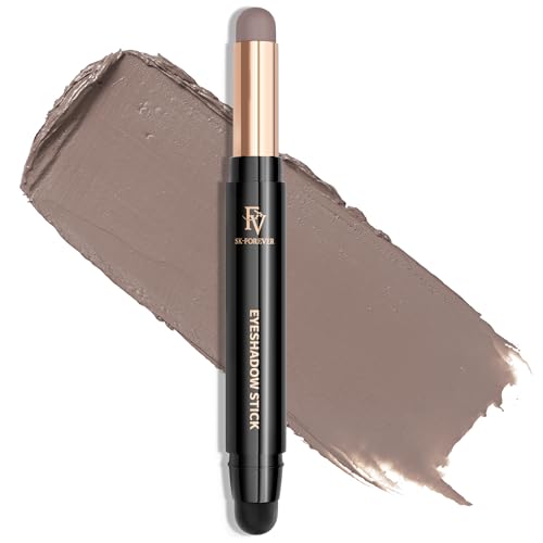 FV Shimmer Creme Lidschatten Stick - Hochpigmentiert, Faltenfrei, Langanhaltend, Wasserfest mit Schimmer-Effekt, Pearl Shimmer (08 Stone Matte) von FV