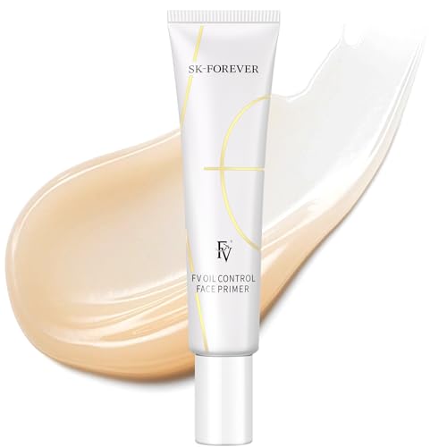 FV Matte Makeup Primer, Primer und Makeup Basis Matte & Poreless, Langanhaltend und Porenverfeinernd für ein Ideal Mattiertes, Transparent Makeup Grundierung für Fettige Haut, Vegane Formel, 30 ml von FV