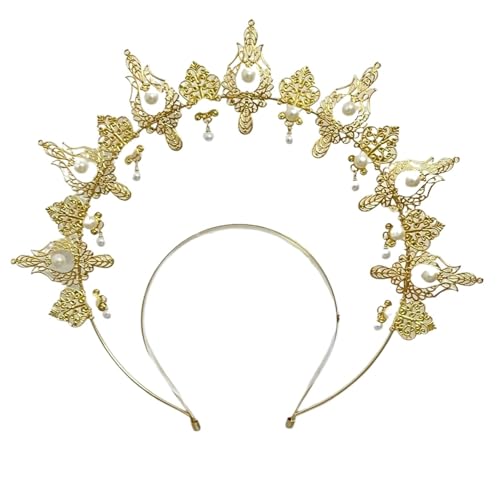 1pc Trendy Divine Halo Crown Barock Neutral Bankett Urlaub übertrieben auffällige Frauen Haar von FVCTGHZ