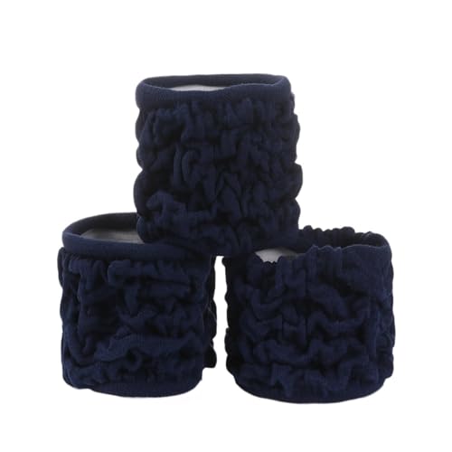 3Pcs Frauen Samt Scrunchie Elastische Haarbänder Mädchen Pferdeschwanz Halter Haar Seil Gummiband Stirnband Haar Zubehör(3PCS style1-13) von FVCTGHZ